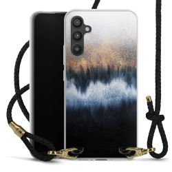 Carry Case Transparent Leather black/gold