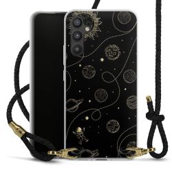 Carry Case Transparent Leather black/gold