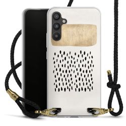 Carry Case Transparent Leather black/gold