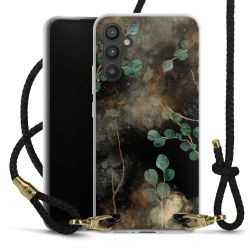 Carry Case Transparent Leather black/gold