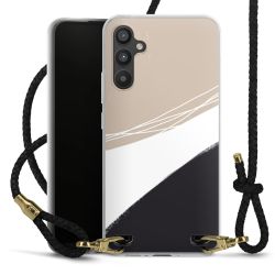 Carry Case Transparent Leather black/gold