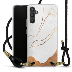 Carry Case Transparent Leather black/gold