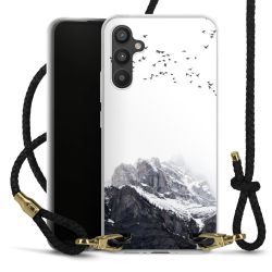 Carry Case Transparent Leather black/gold