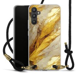 Carry Case Transparent Leather black/gold