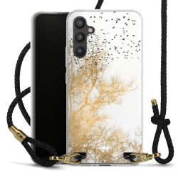 Carry Case Transparent Leather black/gold