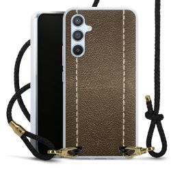 Carry Case Transparent Leather black/gold