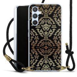 Carry Case Transparent Leather black/gold