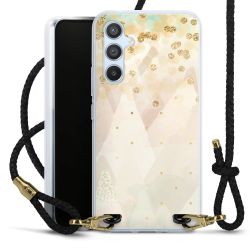 Carry Case Transparent Leather black/gold