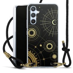 Carry Case Transparent Leather black/gold