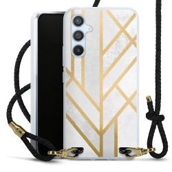 Carry Case Transparent Leather black/gold