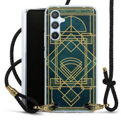 Carry Case Transparent Leather black/gold