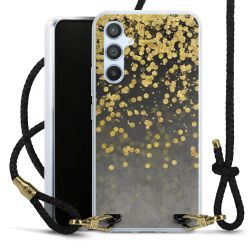 Carry Case Transparent Leather black/gold