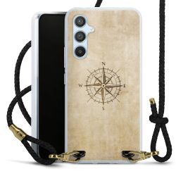 Carry Case Transparent Leather black/gold