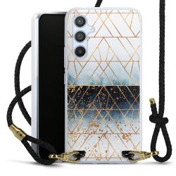 Carry Case Transparent Leather black/gold