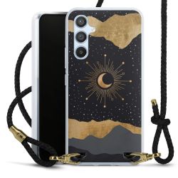 Carry Case Transparent Leather black/gold