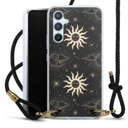 Carry Case Transparent Leather black/gold