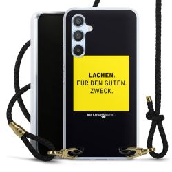 Carry Case Transparent Leder schwarz/gold