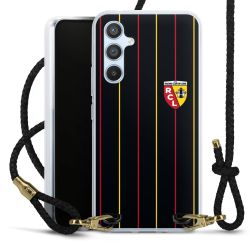 New Carry Case Transparent Leder schwarz/gold