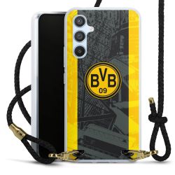 Carry Case Transparent Leather black/gold