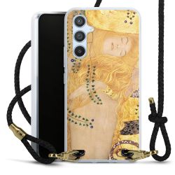 Carry Case Transparent Leather black/gold