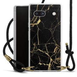 Carry Case Transparent Leather black/gold