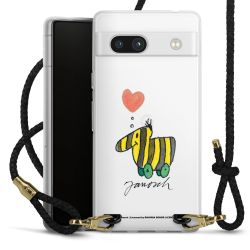 Carry Case Transparent Leather black/gold