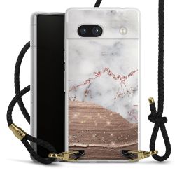 Carry Case Transparent Leather black/gold