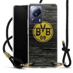 Carry Case Transparent Leather black/gold