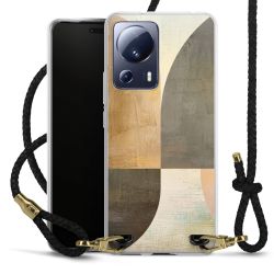 Carry Case Transparent Leather black/gold