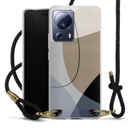 Carry Case Transparent Leather black/gold