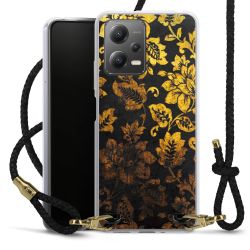 Carry Case Transparent Leather black/gold