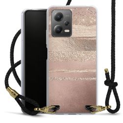 Carry Case Transparent Leather black/gold