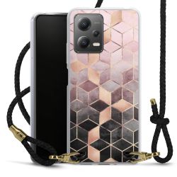 Carry Case Transparent Leather black/gold