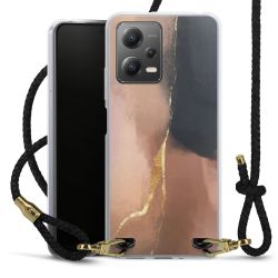 Carry Case Transparent Leather black/gold