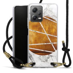 Carry Case Transparent Leather black/gold