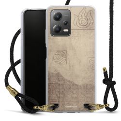 Carry Case Transparent Leather black/gold