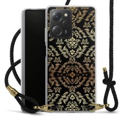 Carry Case Transparent Leather black/gold