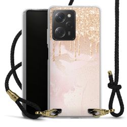 Carry Case Transparent Leather black/gold