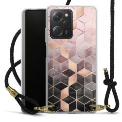 Carry Case Transparent Leather black/gold