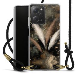 Carry Case Transparent Leather black/gold