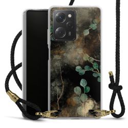 Carry Case Transparent Leather black/gold