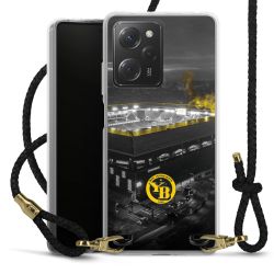 Carry Case Transparent Leather black/gold