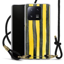 Carry Case Transparent Leather black/gold