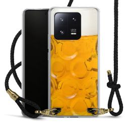 Carry Case Transparent Leather black/gold