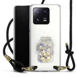 Carry Case Transparent Leather black/gold