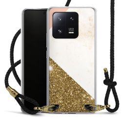 Carry Case Transparent Leather black/gold