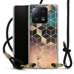 Carry Case Transparent Leather black/gold