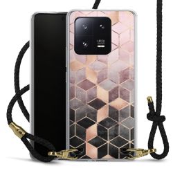 Carry Case Transparent Leather black/gold