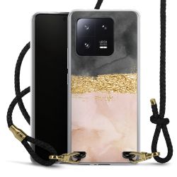 Carry Case Transparent Leather black/gold