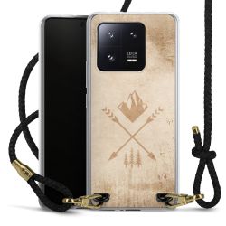 Carry Case Transparent Leather black/gold